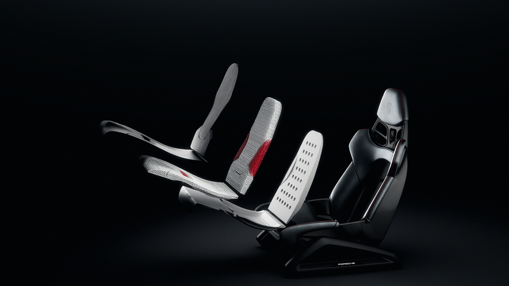 Porsche prezintă o tehnologie inovatoare de imprimare 3D pentru scaune
