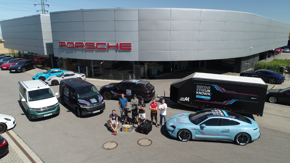 Discover the Unknown, o aventură europeană epică, alături de Porsche Taycan