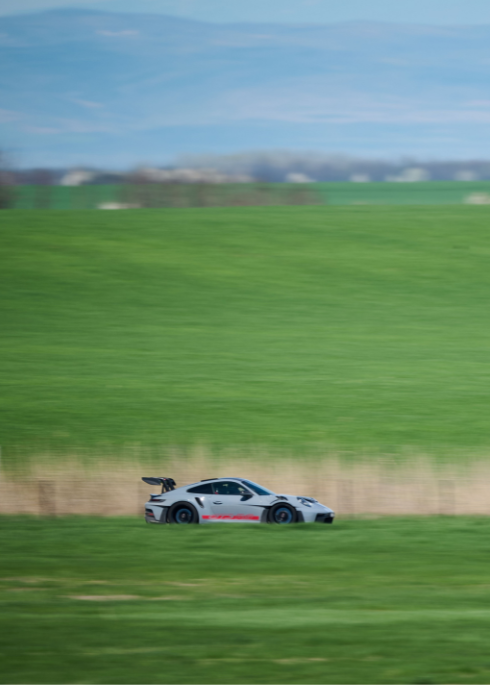 Porsche on track